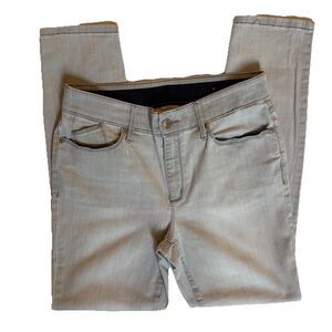 Chico’s Women’s Slim Skinny Jeans Gray Stretch Light Wash High Rise Denim 0.5 R